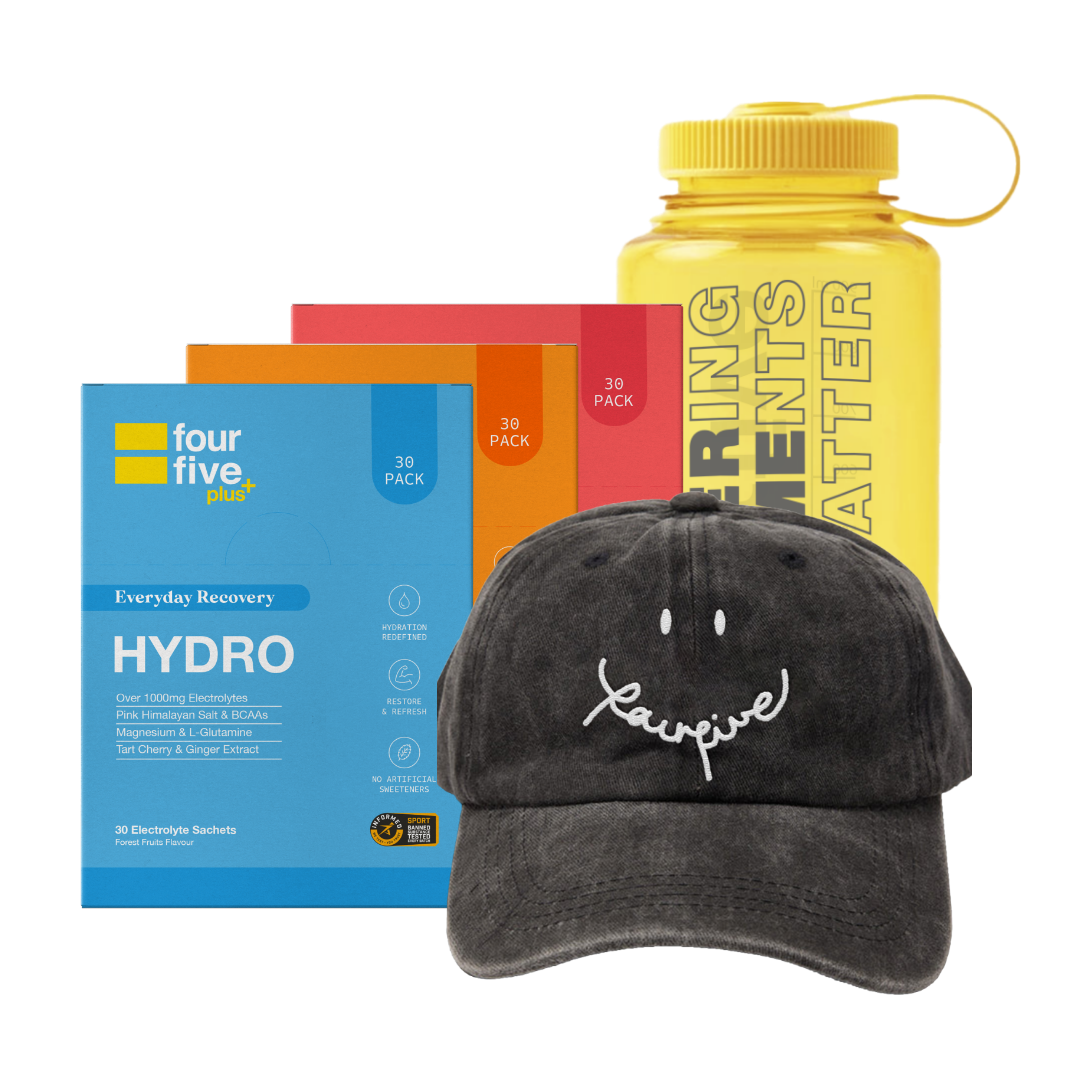 Hydro Hydration Sachet Trio with Free Bottle + Cap